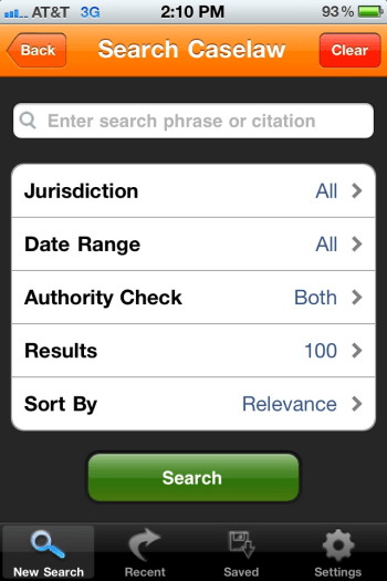 Fastcase search