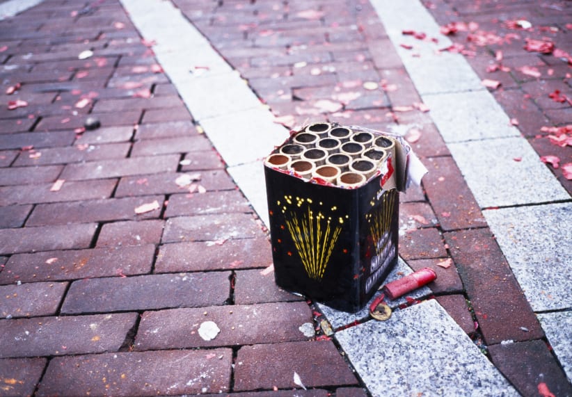 Used fireworks