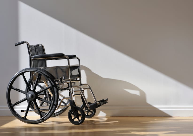 empty wheelchair