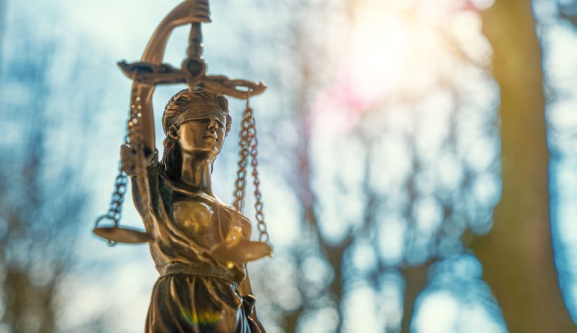 Lady Justice statue outdoors