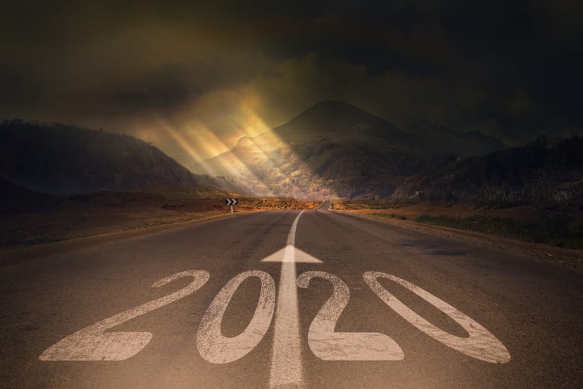 The road to 2020 concept