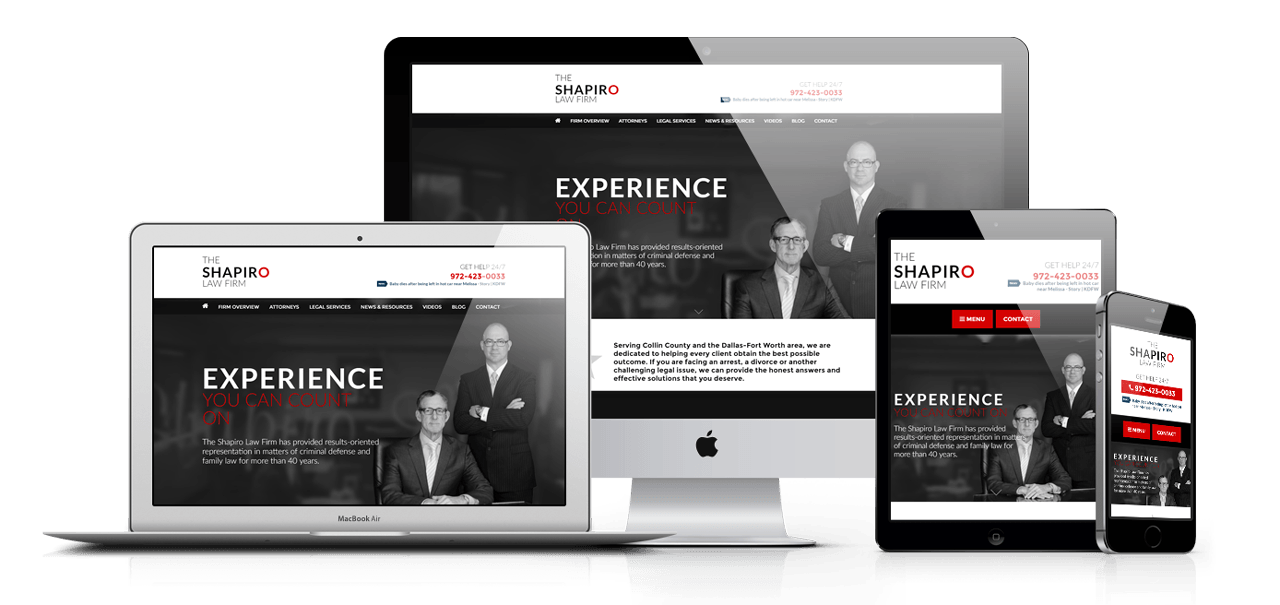 Award-winning Attorney Websites