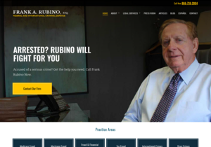 Frank Rubino, Esq website thumbnail