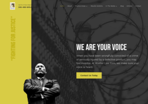 Mueller Law Firm website thumbnail