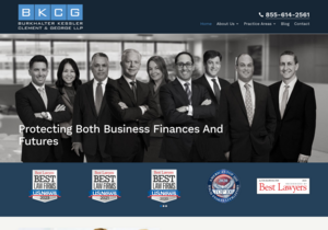 Burkhalter Kessler Clement & George LLP website thumbnail